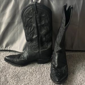 Tony Lama black cowgirl boots size 7